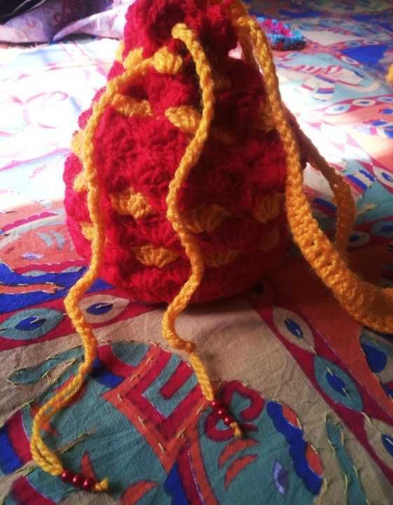 Crochet potli uploaded by Ruma creation on 6/22/2021