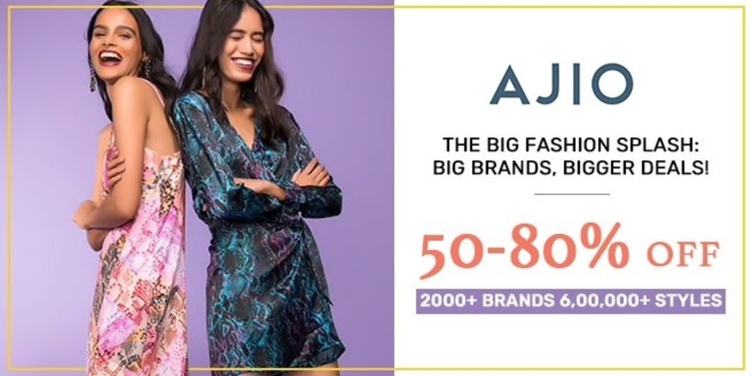 Post image Ambani Ji ki Dukaan Mein Sale Laga Hai   
Get upto 75% discount on AJIO website!   
The deal is on. Click this exclusive link to buy now  https://digitalshop.app.link/e/pJfXn16Khhb