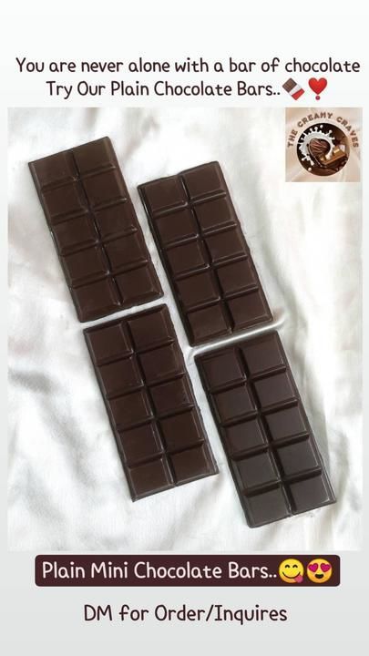 Mini Plain Chocolate Bars uploaded by business on 6/22/2021