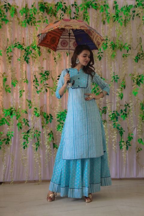 skirt and long kurta set uploaded by business on 6/22/2021