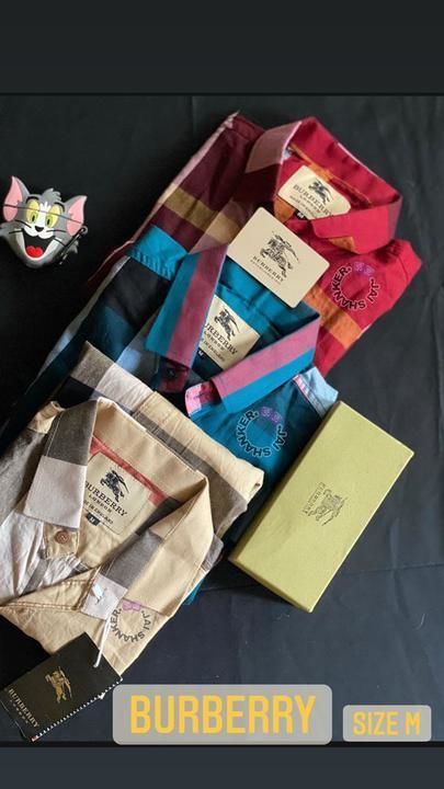 Burberry shirts uploaded by Trishnawear on 6/22/2021