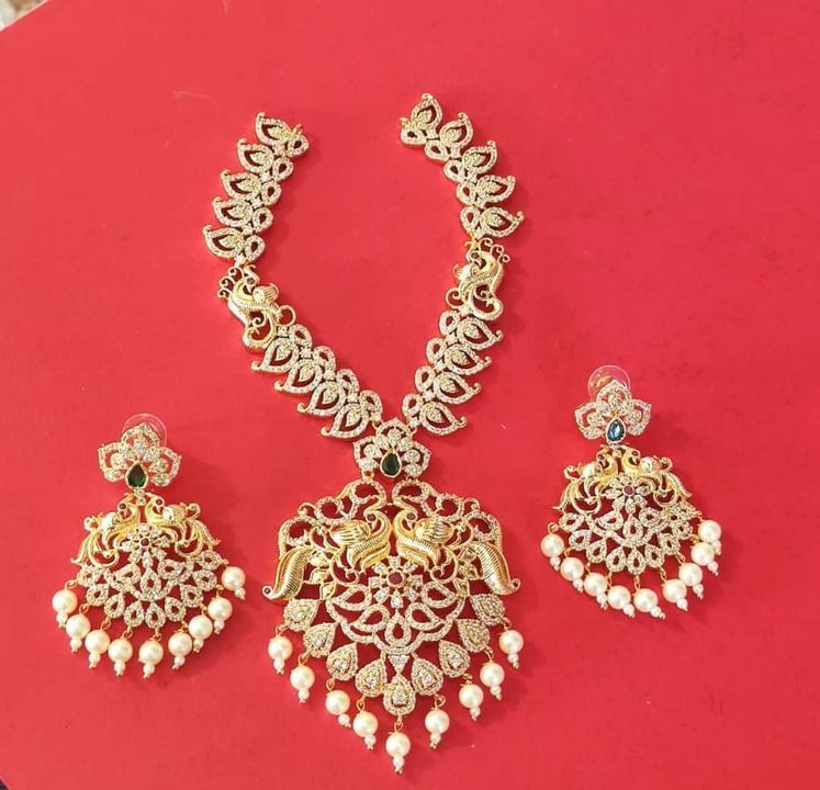 Post image Hello everyoneGreetings from Takshvi CollectionsHere are one gram gold jewellery starting from 500₹.Interested Reseller can join my broadcast.Share your details by chat. Thank you
