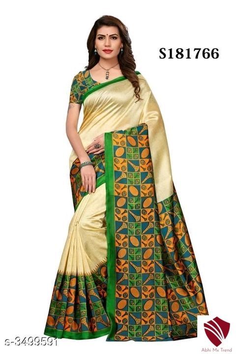 Art Silk women sarees uploaded by business on 6/22/2021
