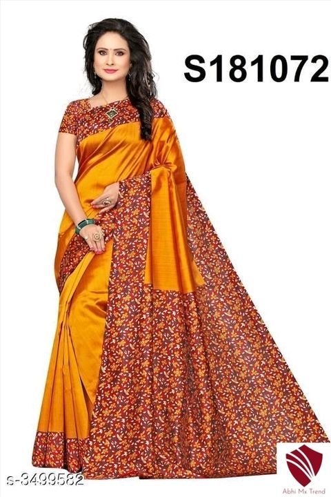 Art Silk women sarees uploaded by Abhi Mx trend on 6/22/2021