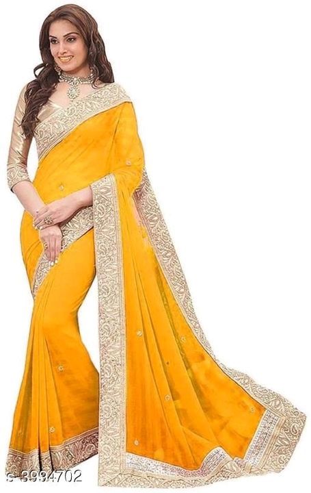 Aishani Georgette saree uploaded by business on 6/22/2021