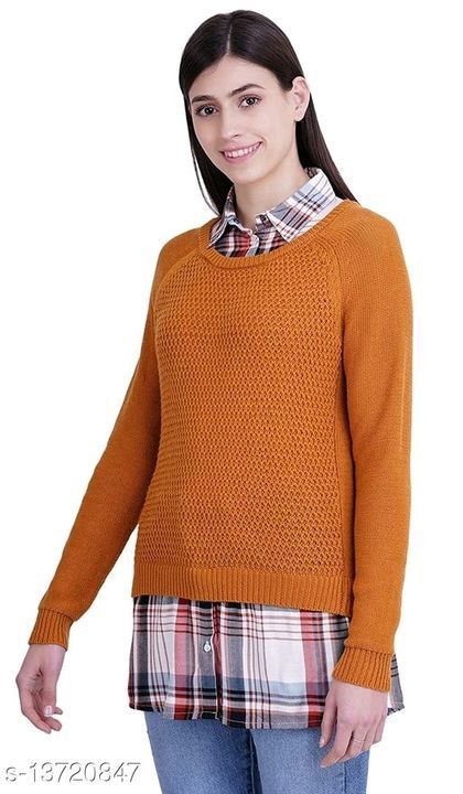 Classy latest women sweaters uploaded by Fashion_desk on 6/22/2021