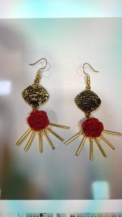 Flower earrings uploaded by SN Fashion on 6/22/2021