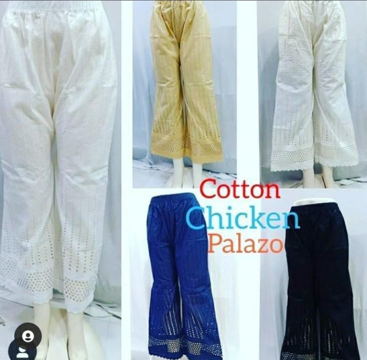 Cotton chiken plazzo uploaded by Onshiz Fashion on 6/22/2021