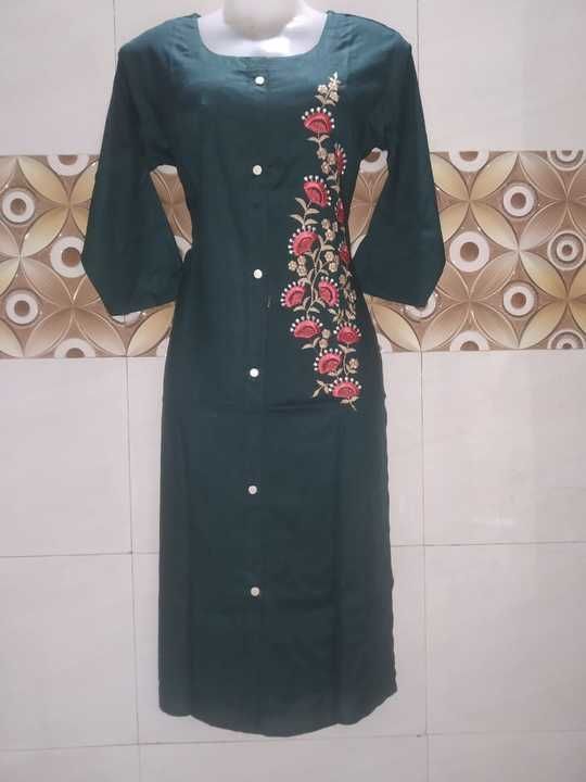 Riyon Embroidery kurti uploaded by business on 6/22/2021