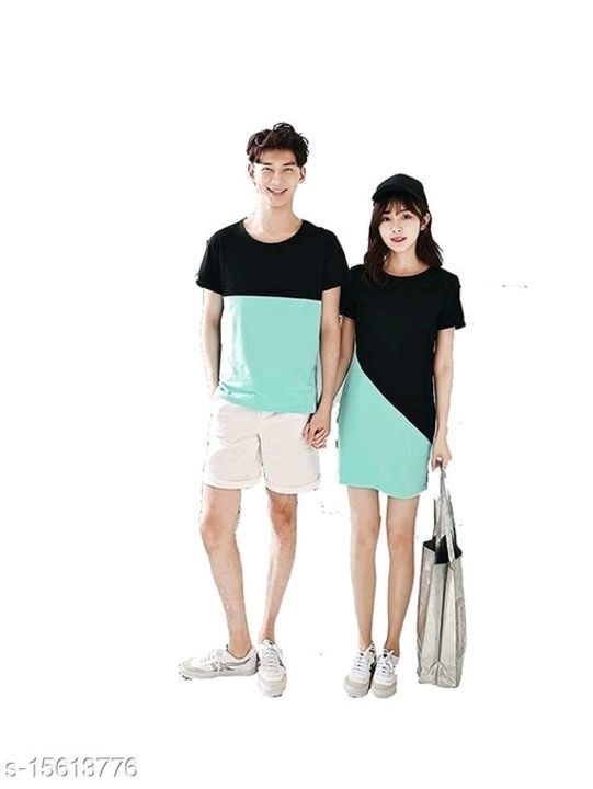 Pretty fashionista couple T-Shirt uploaded by GOYAL COLLECTION on 6/23/2021