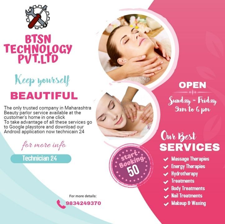 Beauty parlar service uploaded by Technical service network on 6/23/2021