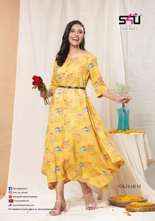 Make up your style quotient with these gowns as S4U launches a new catalogue

    *'NIKHAAR'*

Crave uploaded by business on 6/23/2021