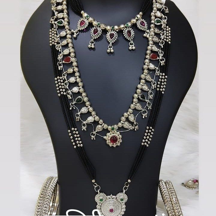 Oxidised necklace combo uploaded by Samarth_trendy_fashion on 6/23/2021