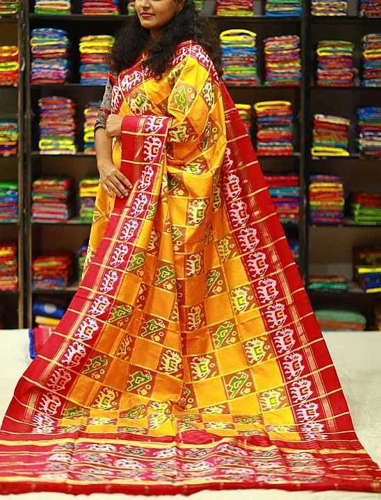 Ikkat silks sarees uploaded by Kv Fashions on 8/16/2020