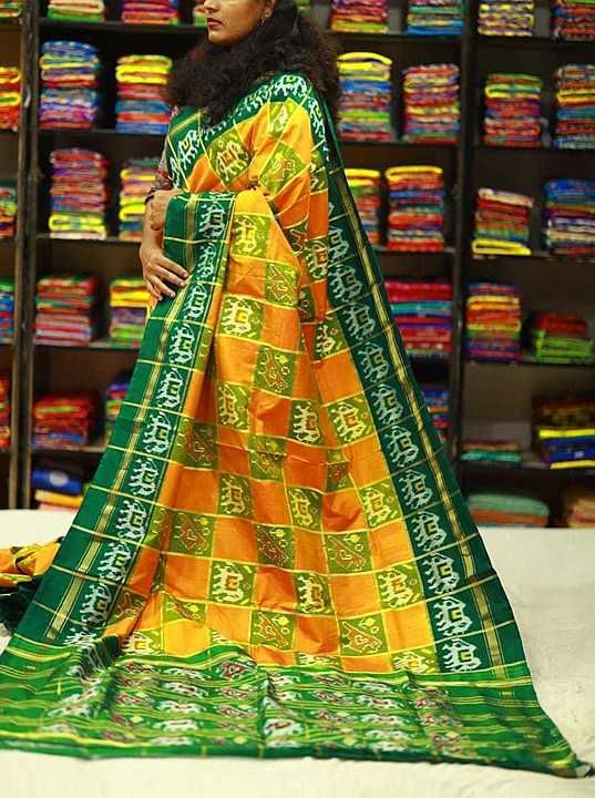 Ikkat silks sarees uploaded by Kv Fashions on 8/16/2020