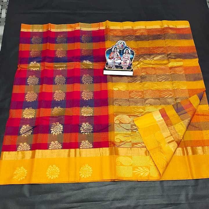 CHANDERI COTTON SAREES*

MULTI COLOR CHECKS BUTAS
WITH RICH PALLU  CONTRAST BORDER

*BEST QUALITY😍 uploaded by Peach Tree Fashions on 8/16/2020