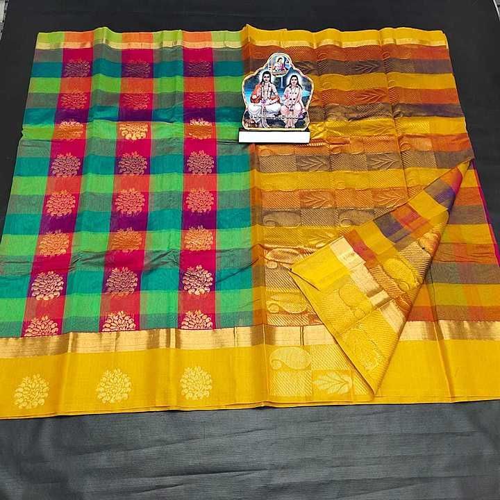 CHANDERI COTTON SAREES*

MULTI COLOR CHECKS BUTAS
WITH RICH PALLU  CONTRAST BORDER

*BEST QUALITY😍 uploaded by Peach Tree Fashions on 8/16/2020