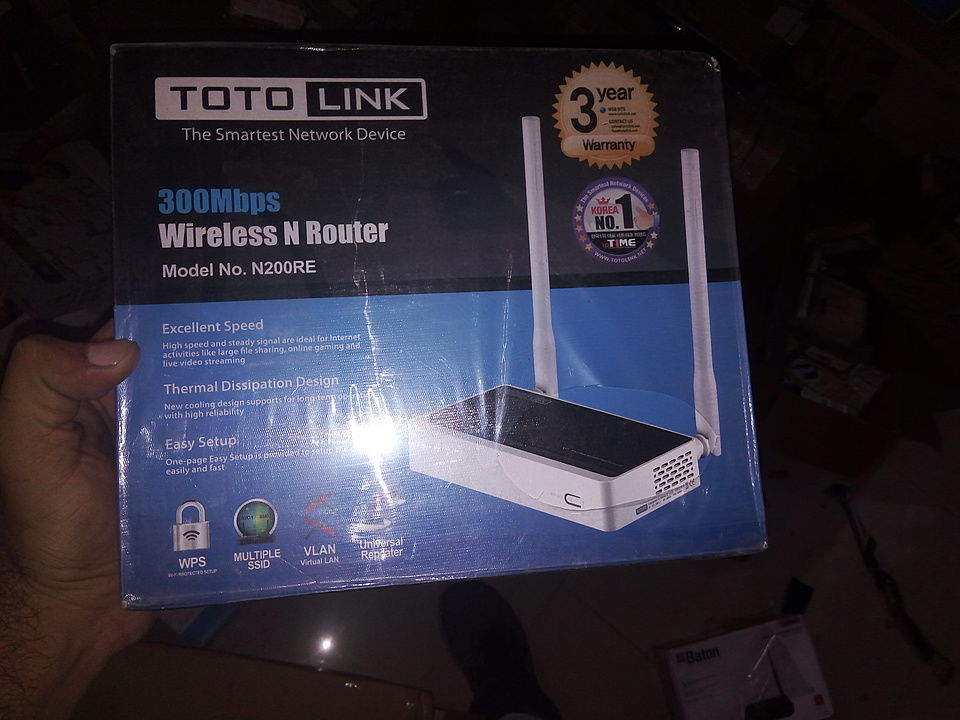 TOTOLINK REAETER  ROUTER MODEL NO N200RE uploaded by Aastha mobile on 8/16/2020