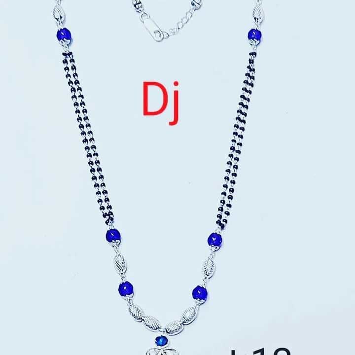 Post image Fancy black beads chains,  also can wear like a mangalsutra , designed by Dj 
  limited edition