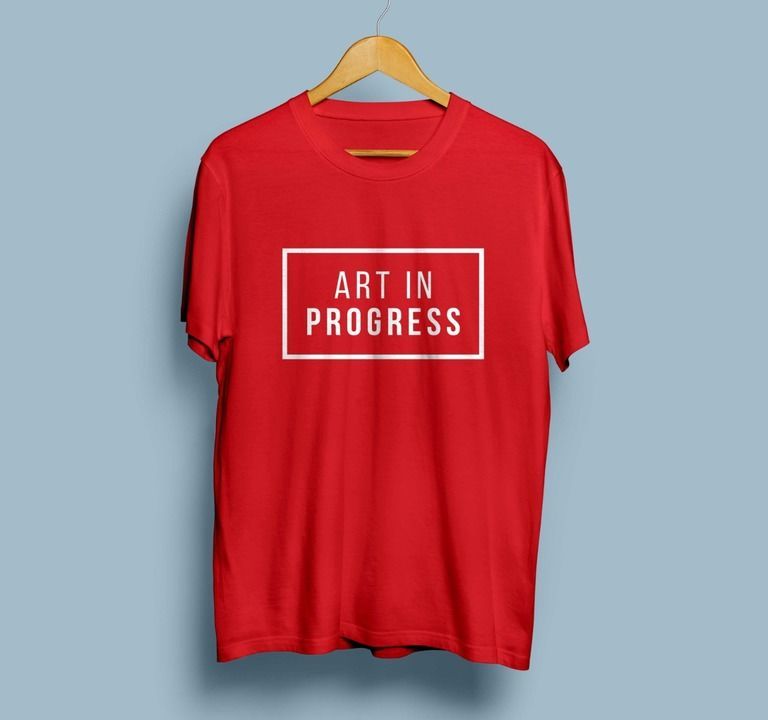 Art in progress printed unisex T-Shirts  uploaded by business on 6/23/2021