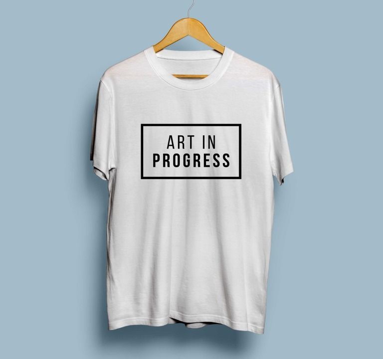 Art in progress printed unisex T-Shirts  uploaded by business on 6/23/2021