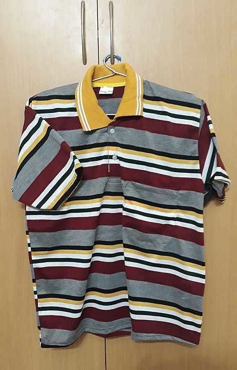 Polo Stripe T shirts with pockets uploaded by business on 8/16/2020