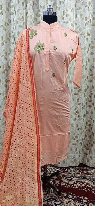 Muslin dupaata set uploaded by Lakshya fashions on 8/16/2020