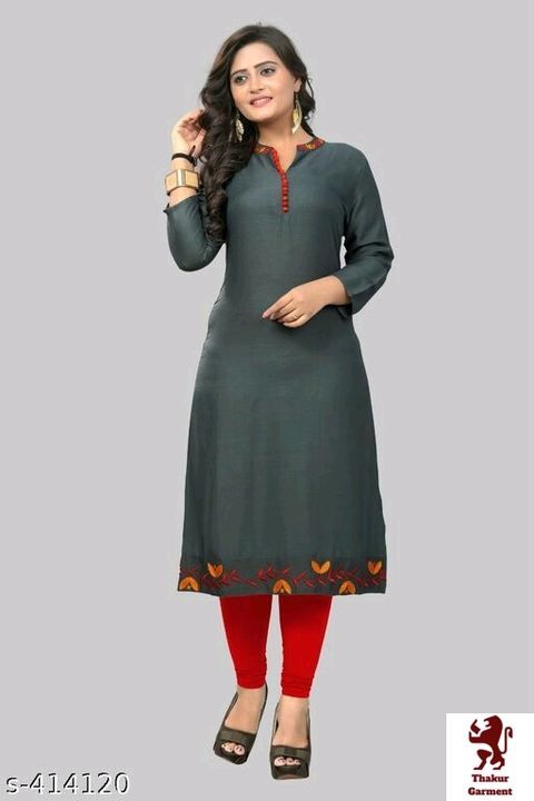 Women's Printed Rayon Kurti uploaded by business on 6/24/2021