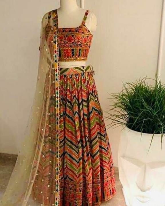 ❤️designer lahanga collection ❤️ uploaded by Glorious.collections on 6/24/2021