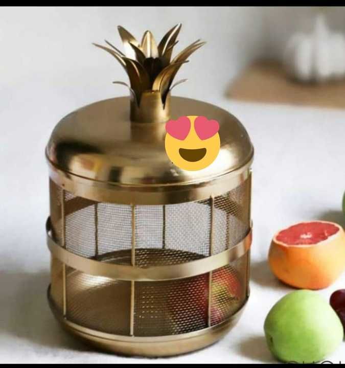 Pine apple fruit basket uploaded by VUHU CREATIONS on 6/24/2021