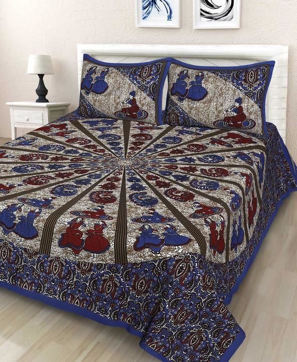 Post image Double bed Bedsheet:-Size:- 90×100Fabric:- Cotton Package Contain:- 1 Bedsheet (90×100) + 2 Pillow Cover (Flap Pillow Cover)Price - 400