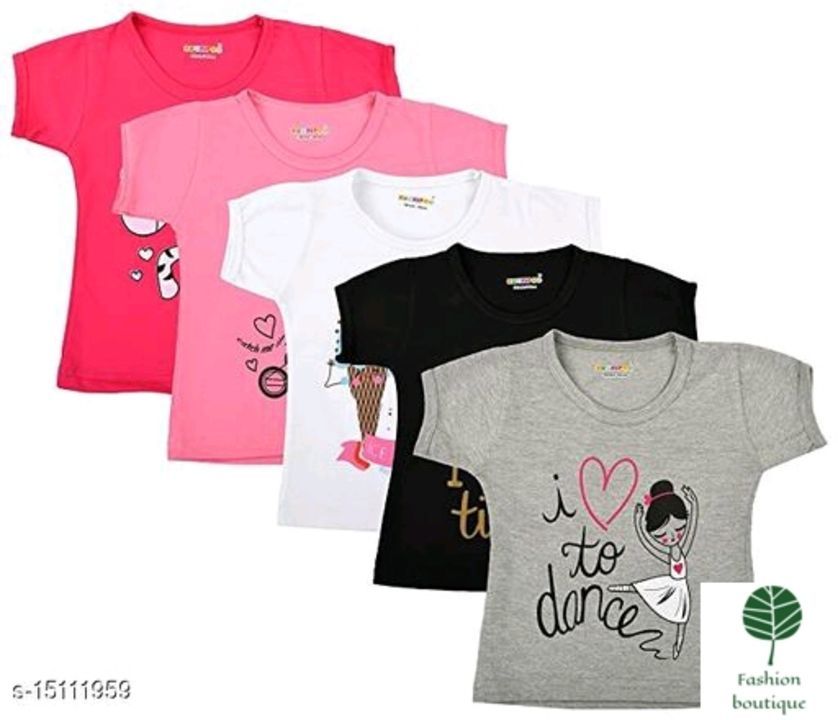 Post image Cutiepie Elegant Girls Tshirts
Fabric: CottonMultipack: Pack of 4Sizes: 
Dispatch in 1 days MRP.1377,big offer 40% off only Rs.826