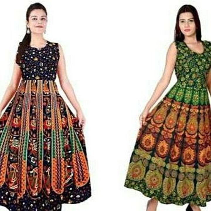 Post image *Catalog Name:* Women's Cotton Jaipuri Printed Maxi Dresses Buy 1 Get 1 Free
⚡⚡ Quantity: Only 5 units available⚡⚡
*Details:*
Description: It has 2 Piece of Women's Gown
Fabric : Cotton 
Neckline: Round Neck
Sleeves : Short Sleeve
Pattern: Printed
Product Type : Maxi
Color : Navy Blue/Green
Occasion: Casual
Length: 50 In
Sizes (Inches): Free Size (Up to 44")
Designs: 4
🚚 *Delivery:* Within 7 days
Price : 750