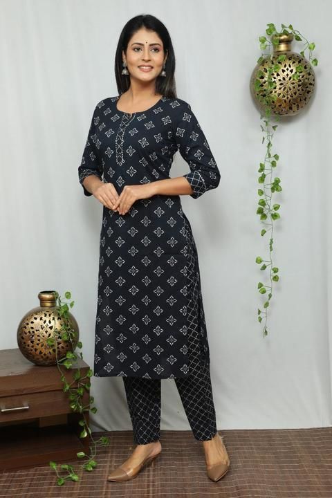 Post image 👗👗 *(AC4U NEW LAUNCH MUST BE IN YOUR WARDROBE)**👗👗👗👗👗👗👗👗.   *Make some Space in your wardrobe... Infuse a Unique Charm to your Personality with ds beautiful Outfit**Casual TAJ COTTON SEQUENCE KURTI WITH PANT  assures the wearer a Perfect Fit n Comfort.. Ds Stitches Set beautified with Latest Trend and Fashion as shown*
*Ideal for Casual Kitty Parties Outings n weekend Get Togethers**Pair it up with Heels n Stylish Accessories... This attractive Outfit will surelly fetch You Compliments for Ur Rich Sense of Style*👗👗👗👗👗👗👗👗👗👗👗👗*Product*- *COTTON SEQUENCE KURTI WITH PANT  *Type- Stitched**Fabric---*EXPORT QUALITY FABRIC**Kurti - COTTON* pant*. *COTTON**Care- HAND WASH*🛍🛍🎉  *Size. - M /38 L/40 Xl/42 XXL/44 XXXL/46**M.R.P.  995/-free shipping ⭐ *Same Day Dispatch*✈️