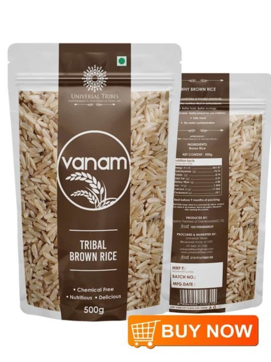 Post image Dm to order nowoffers are valid for limited time Vanam organic products Brown rice :Brown rice contains carbohydrates which may help you fall asleep faster. Our Vanam Brown organic rice is a whole grain &amp; less processed than white rice &amp; unlike white rice, brown rice has its hull removed instead of the whole bran &amp; germ. That makes it more nutritious &amp; healthy.Benefits :It has more fiber, vitamin minerals, and antioxidants compared to white rice.It is a whole grain &amp; low-fat rice.Types of antioxidants that help reduce damaged cells &amp; helps in fighting premature agingTypes of antioxidants that help reduce damaged cells and reduce the risk of premature aging.Better taste, Better ecology.
Kodo mellits :Chemical Free &amp; Sinfree Food - Body, Earth &amp; Farmer Friendly Naturally Farmed MilletsMillets Are Healthy - Gluten Free, Low Gi, High Fibre, Rich Source Of Proteins, Weight Loss &amp; Diabetic Friendly Millet FoodRice Can Be Replaced With Millets In Your Staple Diet. Any Rice Dish Can Be Made Using Millets. Soak For Half An Hour In Water And Cook Like Rice.