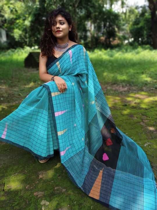 Slab Khadi cotton saree uploaded by Ajit Sheikh on 6/24/2021