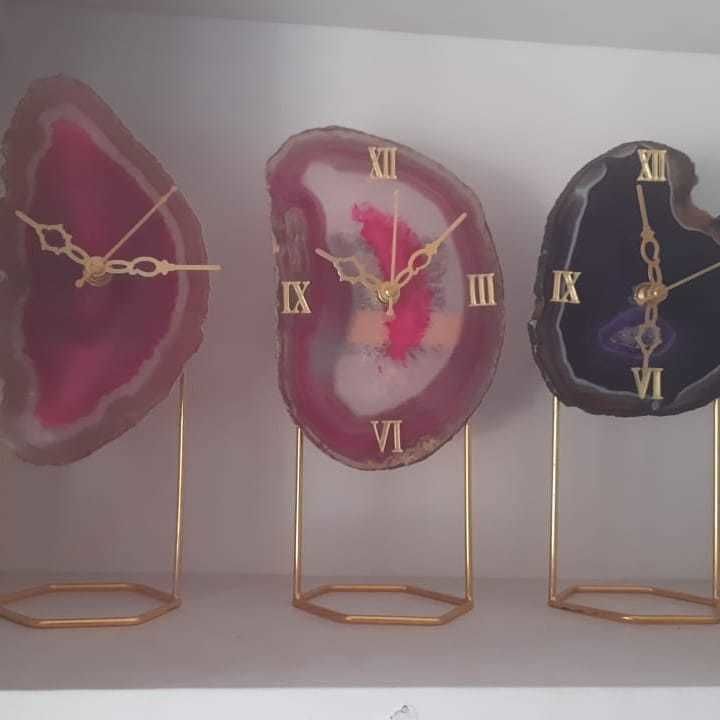 Agate Stone Stand Clock uploaded by business on 6/25/2021