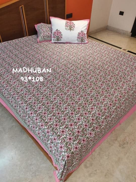 HANDBLOCK DOUBLE BED BEDSHEET  uploaded by business on 6/25/2021