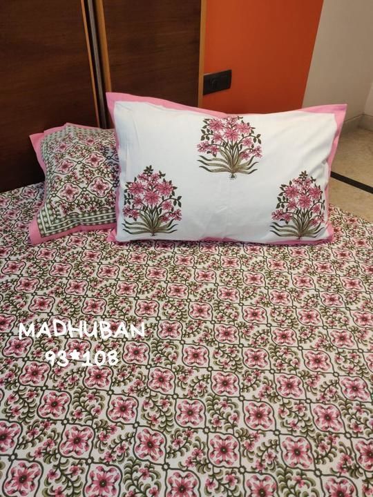 HANDBLOCK DOUBLE BED BEDSHEET  uploaded by business on 6/25/2021