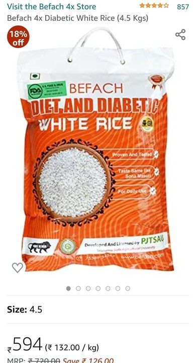 Sugar free rice  uploaded by Dapple Trader on 6/25/2021