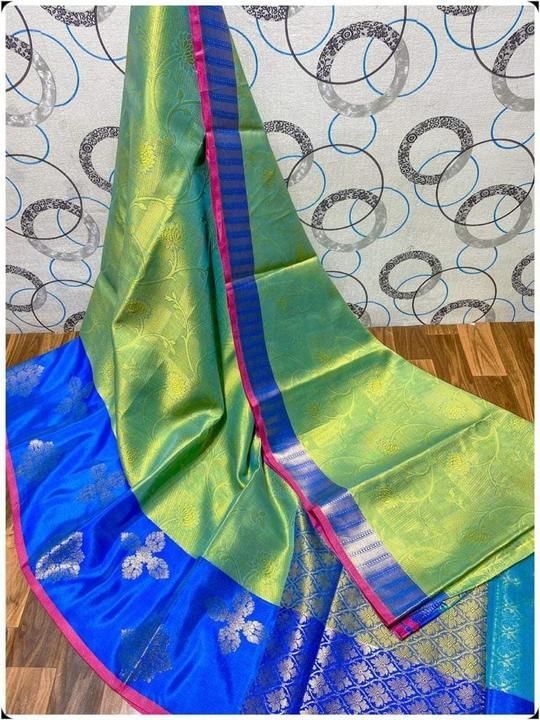 Banarasi kora muslin sarees Free home delivery uploaded by business on 6/25/2021