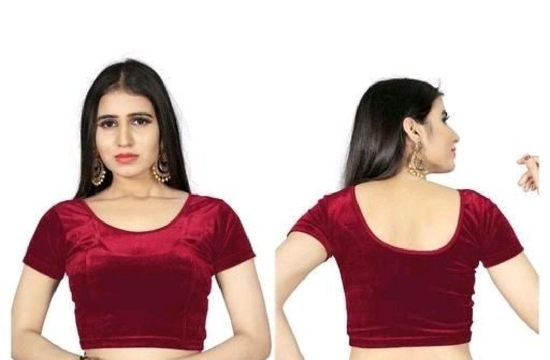 Product image with price: Rs. 320, ID: velvet-blouse-d55ca3d9