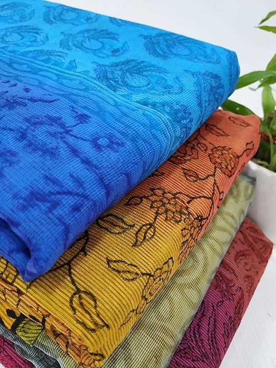 Jute Kota Hand Block Printed  Double Shaded Saree With Blouse

2250/- shipping included

CH Aug 17/2 uploaded by business on 8/16/2020