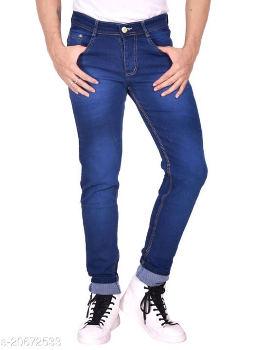 Catalog Name:*Fashionable Latest Men Jeans*
Fabric: Denim
Pattern: Solid,Dyed/Washed
Multipack: 1
Si uploaded by business on 6/25/2021