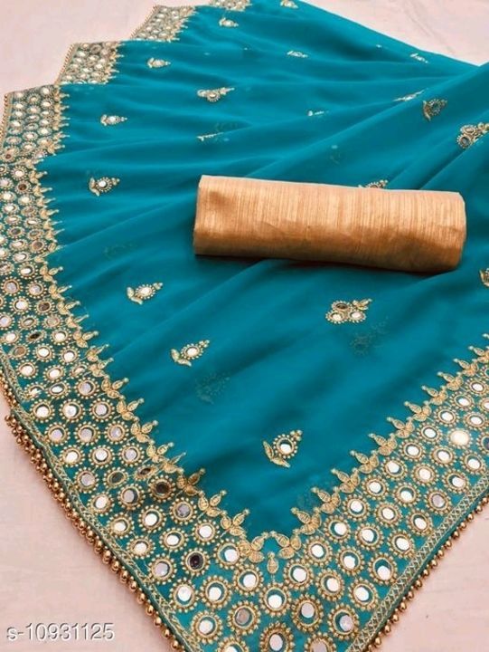 Georgate saree uploaded by business on 6/25/2021