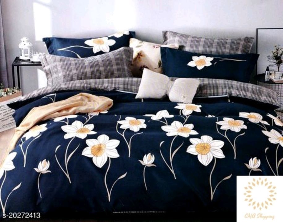 Post image Voguish Classy Bedsheets
Fabric: Glace CottonNo. Of Pillow Covers: 2Thread Count: 200Multipack: Pack Of 1Sizes: King (Length Size: 90 in, Width Size: 100 in, Pillow Length Size: 28 in, Pillow Width Size: 18 in) Free shippingCash on delivery