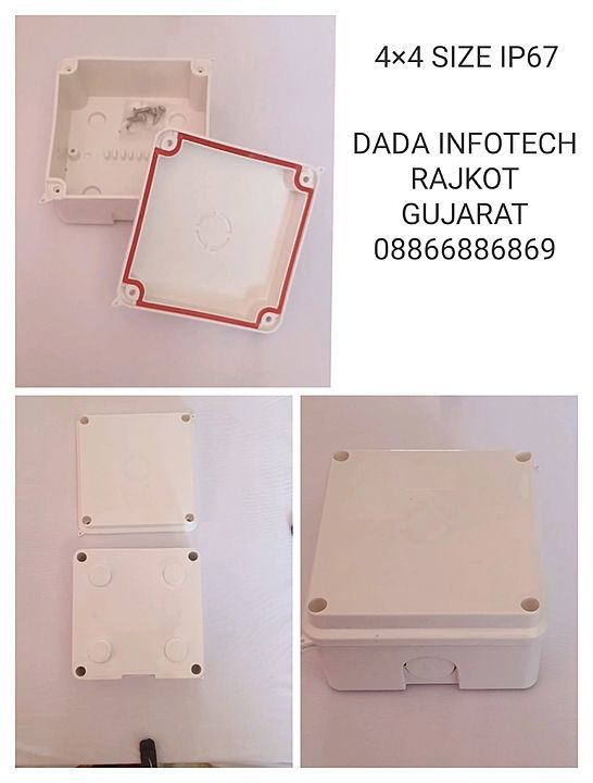 4*4 SIZE IP66 WATERPROOF CCTV CAMERA JUNCTION BOX uploaded by DADA INFOTECH on 8/16/2020
