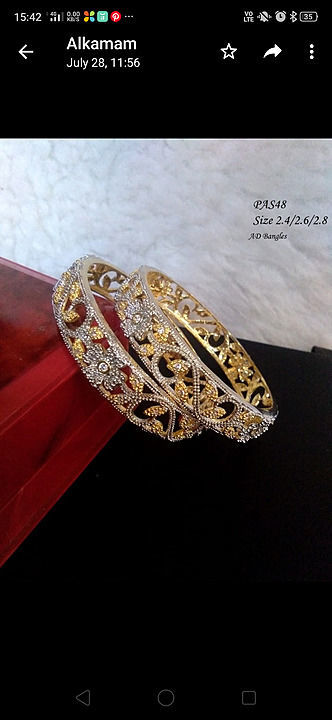 Beautiful hand bangle uploaded by Online selling on 8/16/2020