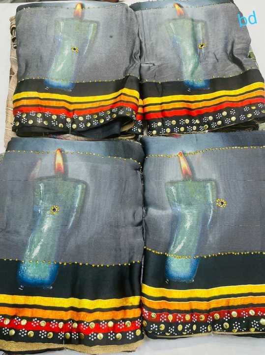 Stone fancy sarees  uploaded by Grab buddy on 6/25/2021