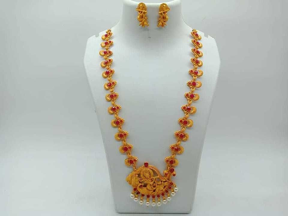 Elegant necklace with earrings  uploaded by business on 8/16/2020